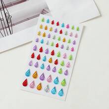 1 Set 1pc Colorful Gem Stickers, Diamond Stickers, Acrylic Crystal Stickers, DIY 3D Decoration, Rhinestone Stickers, Y2K Handmade Stickers, Stickers, Everything Can Be , Bling Bling (Random Color And Arrangement Order For Each Style) - Multicolor - View 6
