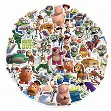 1set/50pcs Fun Cartoon Sticker Pack With Abundant Character Patterns. Easy Peel With No Residue. Perfect For Skateboard, Backpack Decor, Kids Crafts And Gift Wrapping.(Stochastic Style) - Multicolor - View 4