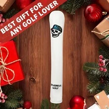Desain Kepala Tongkat Golf Bentuk Tengkorak Bertopi, Tongkat Arah Golf Modis - Aksesori Golf Tahan Lama untuk Pegolf yang Sadar Mode & Pembeli Hadiah | Sempurna untuk Latihan Harian, Turnamen & Acara Santai - Satu ukuran - View 6