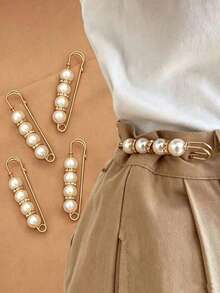 2/5pcs Invisible Waist Clips, Anti-Slip Non-Leak Light Accessories For Women And Men - Multicolor - View 2