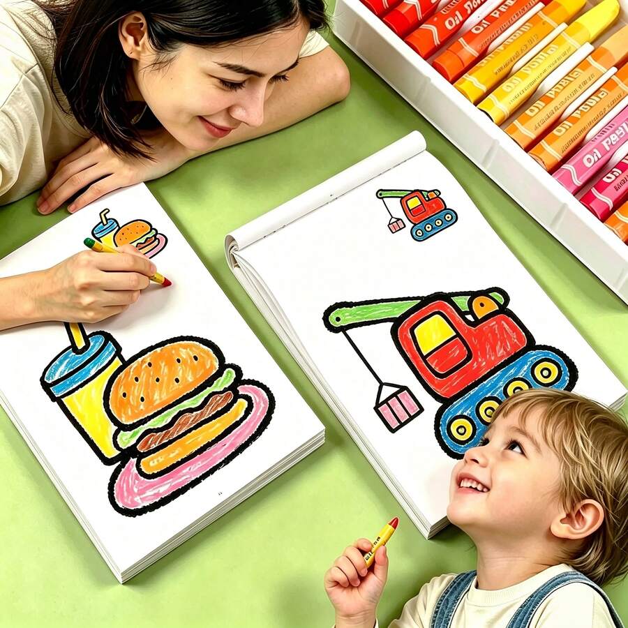 1pc 32-Page Children's Coloring Book, Suitable For 3-6 Years Old Kids ...