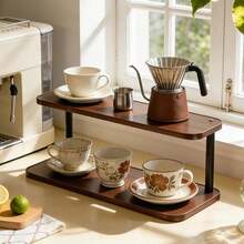 Desktop Storage Rack, Cup Holder Organizer, Desktop Cup Holder For Water Cups, Coffee Cups, Tea Sets - Multicolor - View 1