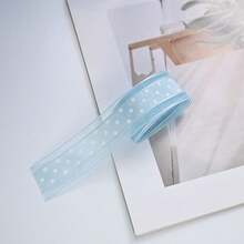 Polka Dot Tulle Ribbon DIY Bow Hair Accessories Clothing Bouquet Gift Cake Box Packaging Ribbon - Multicolor - View 14