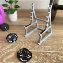 Hasbro 1pc/Gym Inspired Barbell Pen Holder, Fun Office Storage Organizer - One Size - View 2