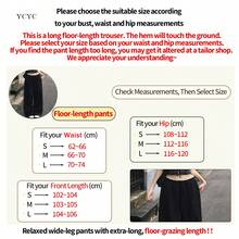 YCYC Korean Style Loose Design Waistband Thin Straight Leg Casual Sports Pants Black - Black - View 3