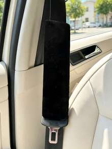 1PC Long Plush Car Seat Belt Shoulder Pad, Soft Skin-Friendly Shoulder Cover - Shoulder Pads - View 3
