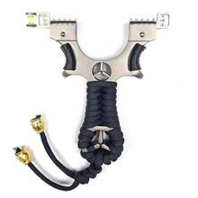 Stainless Steel Precision Flat Band Slingshot, Quick-Press No-Tie Outdoor Entertainment Slingshot Frame, Adult Competitive Shooting Slingshot, Suitable For Outdoor Sports - A - View 8