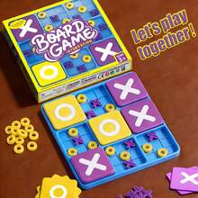 1 Set Permainan Tic Tac Toe Versi Terbaru yang Ditingkatkan, 81 Slot Kecil, Permainan Papan untuk 2 Pemain, Permainan Meja, Kompetisi Seru, Hiburan Santai, Melatih Pemikiran Logika Spasial, Memupuk Konsentrasi, Interaksi Orang Tua-Anak, Hadiah Ulang Tahun untuk Anak Laki-Laki dan Perempuan, Latihan Otak, Permainan XO, Cocok untuk Semua Usia - MultiWarna - View 4