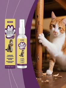 Cat Scratch Deterrent Spray, Gentle Formula, Comfortable For Cats, Guides Cat Behavior, Furniture Protection - 100ml - View 3