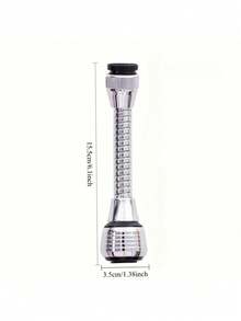 1pc Faucet Extender, Water-Saving Anti-Splash Aerator, 360° Rotating Sink Replacement Part, Soft Shower And Powerful Spray, Water-Saving Anti-Overflow Design For Kitchen And Bathroom Sink, Tool-Free Installation, Compact Shower Head, High-Quality Water Flow, Rust-Resistant Material, Sink Sprayer, Ideal Gift For Halloween, Christmas, Birthday - Multicolor - View 3