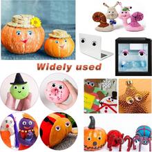 108Pcs Black Wiggle Eyes, Self-Adhesive Mixed With Storage Box, Easy To Peel And Stick, DIY Crafts And Decoration Project Supplies - 108 Assorted Colors - View 6