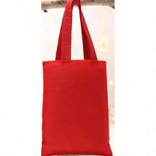 1pc Christmas Handheld Gift Bag Candy Gift Bag Holiday Party Decoration Bag - Multicolor - View 3
