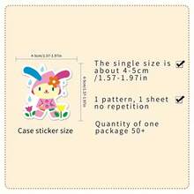 50pcs Cute Anime Creative Cartoon Personalized Graffiti Waterproof Stickers For Phone Case, Skateboard, Sanrio Series - Multicolor - View 3