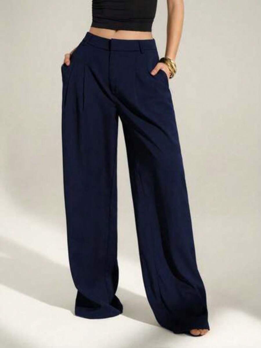 Women Sweatpants - Navy Blue - View 1