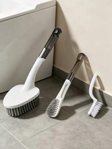 1pc Household Bathroom Cleaning Brush, Multi-Functional Gap & Corner Brush For Bathroom Walls, Floor Crevices And Shoes - Multicolor - View 6