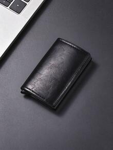 Mini Pop-Up Credit Card Holder Anti-Theft RFID Men's Wallet Multi-Slot Card Holder Ultra-Thin Carbon Fiber Card Case Aluminum Alloy Card Box Mini Ticket Holder Travel Document Organizer Portable Card Storage Bag - Multicolor - View 14