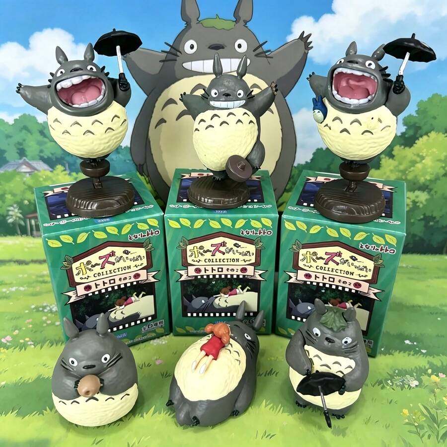 1pc Toothed Cat Cartoon Box Desktop Model Toy Decorations Various Styles Random Cute Decorations Birthday Surprise Gifts Small Surprise Cute Decorations Anime Enthusiasts First Choice - 1 - View 1