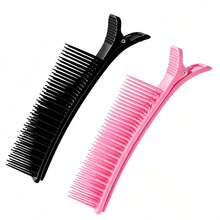 2pcs/6pcs/12pcs Multi-Functional Hair Sectioning Clips With Comb Teeth, Styling Bangs Clip, Salon Assistant Professional Hair Clips, Non-Slip Stable Design, Suitable For Dyeing, Perming, Cutting And Styling, Easily Separate Hair Strands, Fix Hair Without Pulling, Universal For Home And Hair Salon Use, Practical Hair Styling Tool For Women - Multicolor - View 16