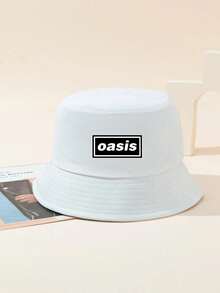 1pc/2pcs Colorful Unisex Letter Oasis Pattern Bucket Hat, Suitable For Outdoor Travel, Beach Vacation, Sun Protection, Holiday And Casual Fashion Matching, Best Holiday Gift - Multicolor 2 - View 12
