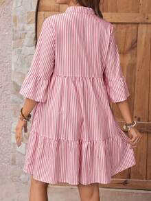 Maternity Dresses - Brown - View 3
