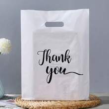 50PCS Thank You Tote Bags, Jewelry Pouches, Retail Shopping Bags, Gift Packaging Bags, Elegant "Thank You" Design, Small Gift/Item Packaging Bags - Multi-color Thank You Gift Bags 2 - View 4