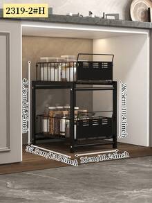 Slide Out Organizer - Black - View 1