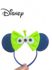 Alien Theme Mickey Ears Headband Glitter Disney Park Cosplay Party Hair Accessory - Multicolor - View 10