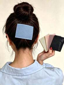 10/1pc Square Hair Clips, Suitable For Women With Curly/Frizzy Hair, Magic Styling Hair Clip Set, Detachable, Convenient For Storage And Travel - Multicolor - View 1