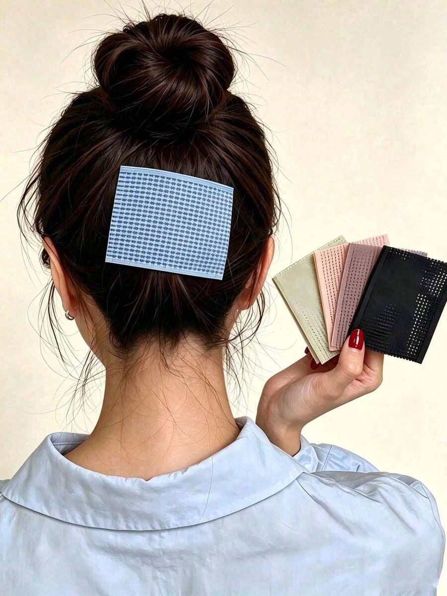 10/1pc Square Hair Clips, Suitable For Women With Curly/Frizzy Hair, Magic Styling Hair Clip Set, Detachable, Convenient For Storage And Travel - Multicolor - View 1