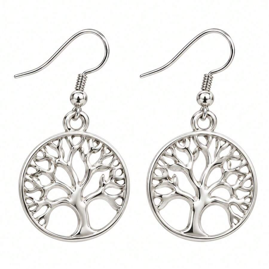 Klaudinni Tree Of Life Dangle Earrings - Turquoise - View 1