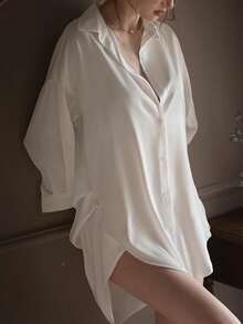 Sexy Lingerie, Lightweight High-End Sleepwear For Women, Suitable For Summer & Spring - White - View 10