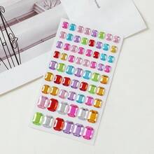 1 Set 1pc Colorful Gem Stickers, Diamond Stickers, Acrylic Crystal Stickers, DIY 3D Decoration, Rhinestone Stickers, Y2K Handmade Stickers, Stickers, Everything Can Be , Bling Bling (Random Color And Arrangement Order For Each Style) - Multicolor - View 19
