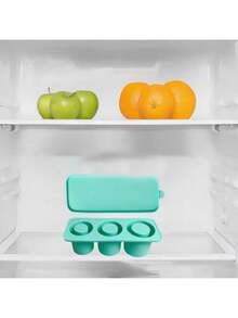 1pc Silicone 3-Cavity Ice Mold With Lid, 20/30oz (887ml) Capacity, Easy Release, Suitable For Freezing Cocktails, Whiskey, Drinks, Coffee, Etc. - Multicolor - View 9