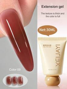 1pc 30ml Nail Extension Gel, Nail Crystal Extension Agent, Nail Art Gel, Makes Nails Longer - Multicolor - View 13
