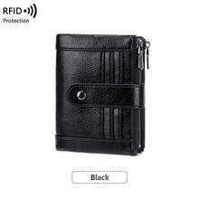 FOREVER MIYIN RFID Blocking Trifold Purse For Women, Snap Button Wallet With Multi Card Slots, ID Window And Dual Zipper Pockets For Daily Use - Multicolor - View 15