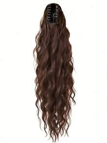 26inch 100g Halloween Women's Wavy Ponytail Hair Extension With Large Claw Clip, Multi-Color, Suitable For Daily Wear And Multiple Occasions - Multicolor - View 7