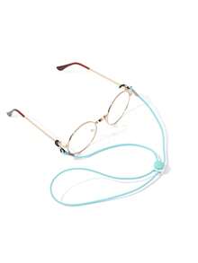 5件裝純色彈性眼鏡掛繩，男女通用，可調節長度，防滑眼鏡鏈，時尚眼鏡鏈旅行必備 - 彩色 - 查看 11