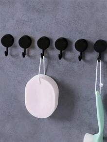 10pcs Self-Adhesive Wall Hooks: No Drilling Required, Suitable For Coats, Bags, Towels And Other Home Storage Accessories - Multicolor - View 8