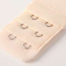 3pcs White, Apricot, Black Bra Extender, Elastic Three-Row Three-Hook Bra Back Extension, Soft Bra Accessories, Various Colors, Comfortable Fit, Multiple Matching, Halloween, Christmas, Holiday, Mother's Day - 3pcs - View 7