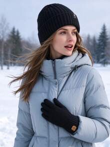 1pc/2pcs/3pcs Hat/1set Hat & Scarf/1set Hat & Gloves, Men's Warm Knitted Hat With Ear Flaps, Thickened Warm Lining Winter Hat, Cold-Proof, Upgraded Ice Silk Version Hat - Multicolor - View 18