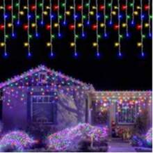 CHRISTMAS LED STRING LIGHT CURTAIN - US A Type Plug(220-240V) - View 5
