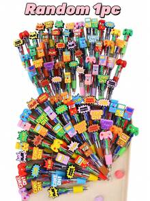 20/10/5/1pc - Set Pena 4 Warna Gaya Konsol Game Mini Berwarna-warni, Pena Ballpoint 4-in-1, Set Hadiah Anak, Hadiah Baby Shower, Hadiah Ulang Tahun, Perlengkapan Kantor & Sekolah, Hadiah Favorit Anak, Hadiah Seru, Natal, Kembali ke Sekolah - MultiWarna - View 11