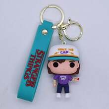 Hasbro Cartoon Character Stranger Things Figurine Keychain Pendant Bag Car Key Chain Accessory - Multi-color - View 6