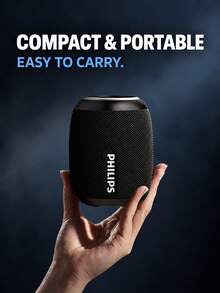 PHILIPS TAS3109 Compact Portable Bluetooth Speaker With Bluetooth 5.4 And TWS Stereo Pairing For Rich Bass And Clear Sound, Easy To Carry For Home, Travel, Camping And Outdoor Use - View 8