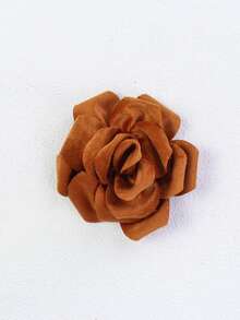 Solid Color Corduroy Business Style Flower Brooch Corsage For Women, Can Also Be Used As Hair Accessory - Corduroy Flower - View 12