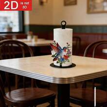 Acrylic Hummingbird Toilet Paper Holder, Exquisite Hummingbird Ready-To-Use Paper Roll Holder, Bathroom Kitchen Decor, Suitable For Bathroom, Dining Table, Bedroom, Country Style Home Decor - View 4