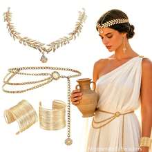 Greek Goddess Costume Accessories, Women's Greek Style Outfit, Suitable For Role Play Activities - Multicolor - View 9