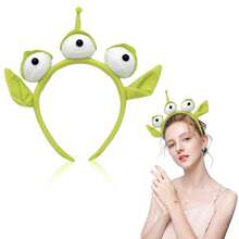 Hasbro 3-Eyed Alien Headband, Cute Monster Headpiece, Hat Accessory, Suitable For Theme Party Women, Holiday Gift - Green - View 7