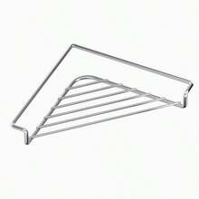Stainless Steel Triangular Sink Drain Rack – Space-Saving Kitchen Sink Organizer For Sponges, Dish Soap, Dishcloths, Brushes, Scrubbers & Rags – Countertop Storage Holder – Home Kitchen Accessories - A - View 6