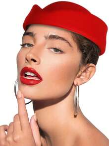 1pc Women's Faux Wool Mini Beret Hat: Elegant Vintage Style, Suitable For Wedding, Bridal Ceremony, Church Tea Party, Cocktail Party, Dome Cap And Winter Accessory - Multicolor - View 8